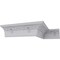 Ekena Millwork 6 3/4"H x 5 1/2"P x 8 5/8"F x 94 1/2"L, (10 5/8" Repeat), Nevio Crown Moulding MLD06X05X08NE - alternate 7